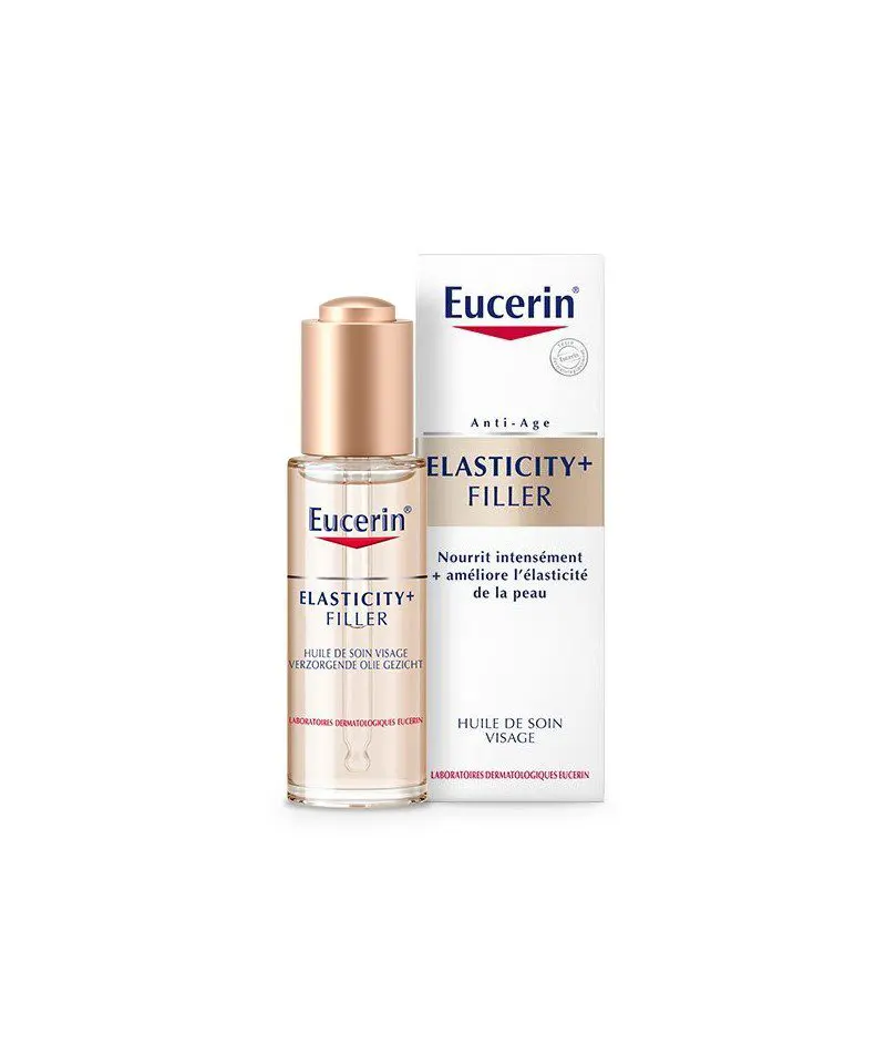 EUCERIN elasticity + filler huile de soin 30ml – Image 1