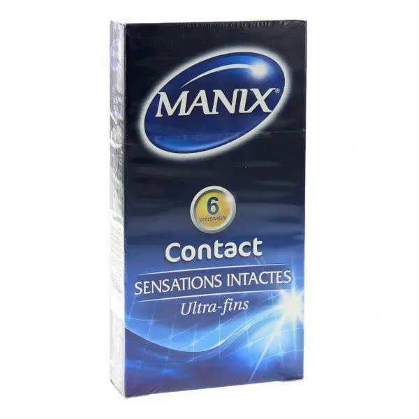 Manix Contact Boîte 6 préservatifs – Image 1