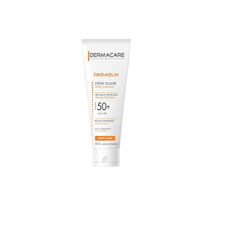 DERMACARE PARASUN CRÈME SOLAIRE SPF 50+ TEINTE CLAIRE 50 ML – Image 1