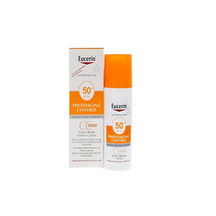 EUCERIN SUN PROTECTION CC CRÉME MÉDIUM SPF 50+ (50 ML)
