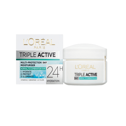 L'ORÉAL SKIN EXPERT - CRÈME DE JOUR HYDRATANTE TRIPLE ACTIVE PEAUX NORMALES À MIXTES - 50ML