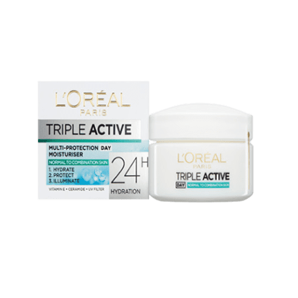 L'ORÉAL SKIN EXPERT - CRÈME DE JOUR HYDRATANTE TRIPLE ACTIVE PEAUX NORMALES À MIXTES - 50ML