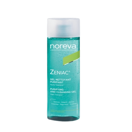 NOREVA ZENIAC GEL NETTOYANT PURIFIANT 200ML HAUTE TOLÉRANCE - VISAGE ET CORPS – Image 1