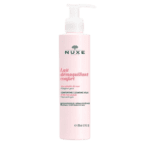 NUXE LAIT DEMAQUILLANT AUX PETALES DE ROSE 200ML VISAGE, YEUX ET LÈVRES, PEAUX SENSIBLES, NORMALES À SÈCHES