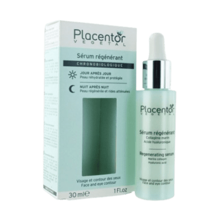 PLACENTOR VEGETAL SÉRUM RÉGÉNÉRANT VISAGE & CONTOUR DES YEUX 30 ML