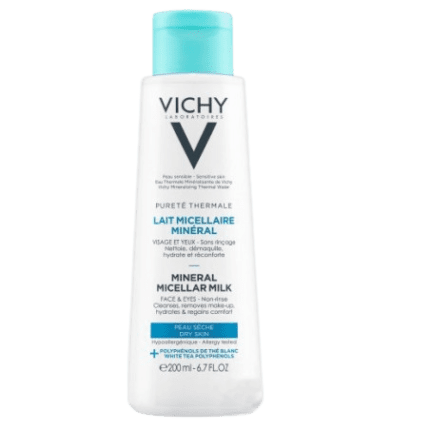 VICHY PURETE THERMALE LAIT MICELLAIRE MINERAL PEAU SECHE 200ML
