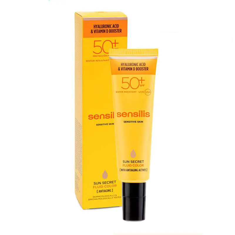 SENSILIS SUN SECRET FLUID COLOR SPF50+ 50ML – Image 1