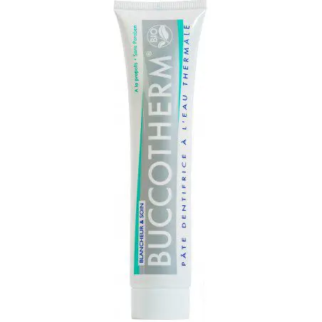 buccotherm-dentifrice-blancheur-soin-certifie-bio-75ml BUCCOTHERM DENTIFRICE BLANCHEUR & SOIN CERTIFIÉ BIO 75ML – Image 1