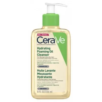 CERAVE HUILE LAVANTE MOUSSANTE HYDRATANTE 236ML