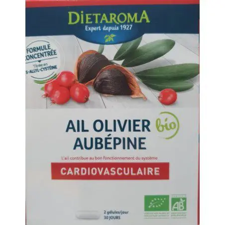 dietaroma-ail-olivier-aubepine-60gelules DIETAROMA AIL OLIVIER AUBEPINE 60GELULES – Image 1