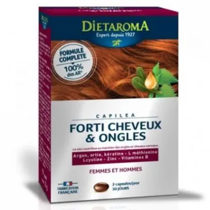 DIETAROMA CAPILEA FORTI - CHEVEUX ET ONGLES 60 CAPSULES