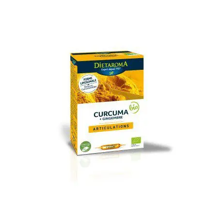 DIETAROMA CURCUMA + GINGEMBRE BIO 20 AMPOULES – Image 1