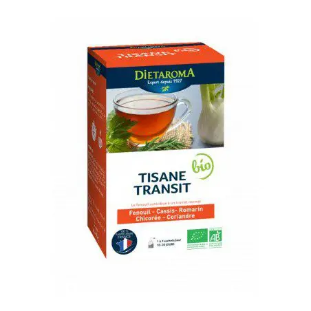 DIETAROMA TISANE TRANSIT BIO 20 SACHETS – Image 1
