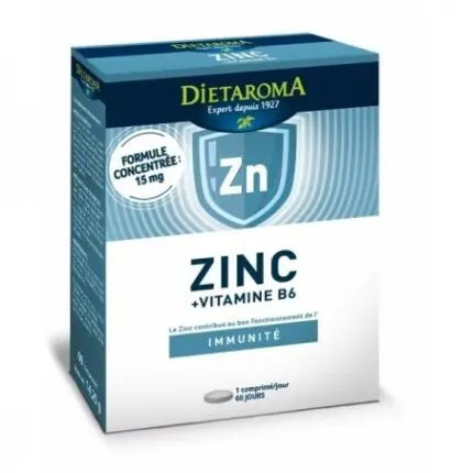 DIETAROMA ZINC + VITAMINE B6 /60
