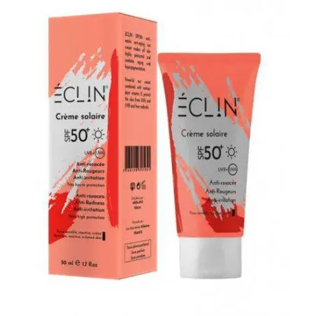 ECLIN CRÈME SOLAIRE SPF50+ ANTI ROUGEURS 50ML – Image 1