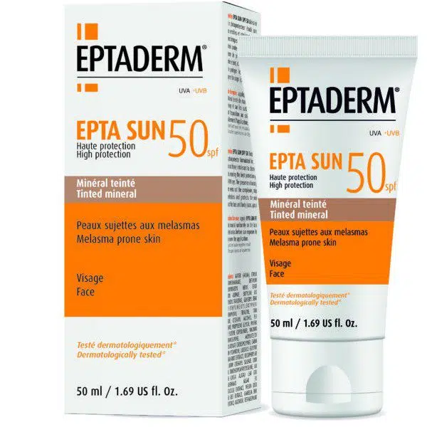 EPTADERM EPTA SUN 50+ MINÉRAL TEINTÉ 40 ML – Image 1