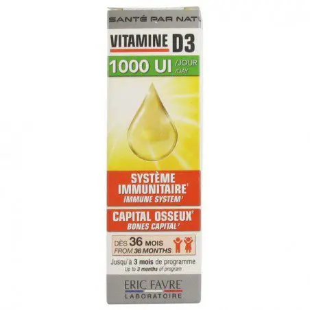 ERIC FAVRE VITAMINE D3 20ML – Image 1