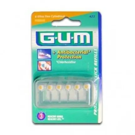 GUM RECHARGE 6 BROSSETTES ULTRA-FINES 0,9MM