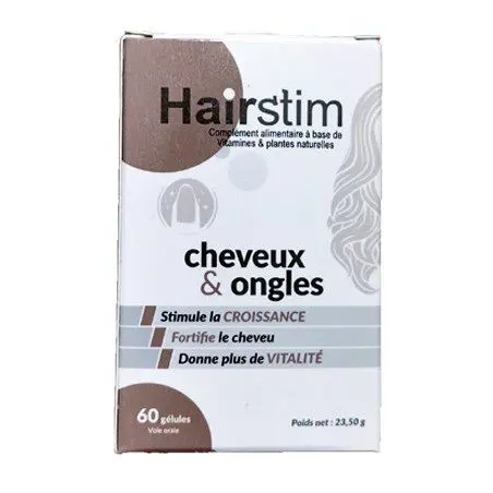 HAIRSTIM CHEVEUX & ONGLES 60 GELULES – Image 1