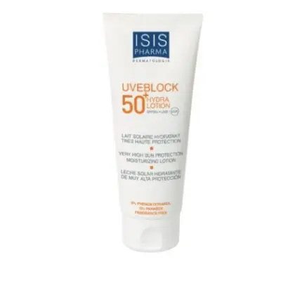 ISIS PHARMA UVEBLOCK 50+ HYDRA LOTION LAIT SOLAIRE HYDRATANT TRÈS HAUTE PROTECTION