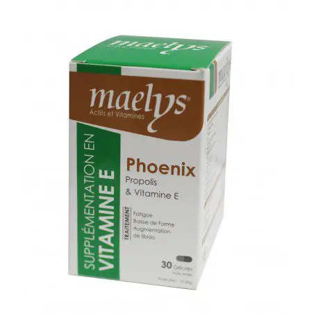 MAELYS PHOENIX PROPOLIS ET VITAMINE E 30 GÉLULES – Image 1