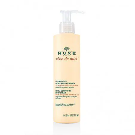 NUXE REVE DE MIEL CREME CORPS ULTRA-RECONFORTANTE 200ML PEAUX TRÈS SÈCHES ET SENSIBLES – Image 1