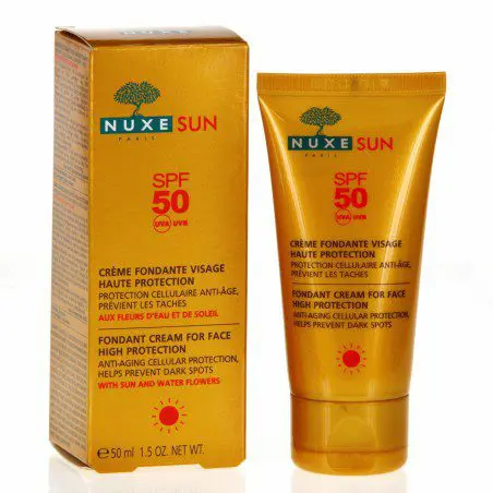 NUXE SUN CRÈME FONDANTE VISAGE HAUTE PROTECTION SPF 50 - 50 ML – Image 1