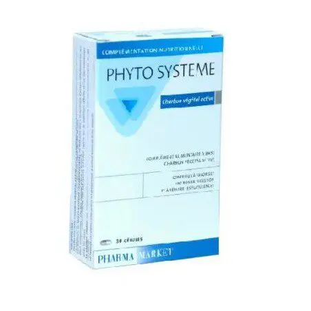 PHYTO SYSTEME CHARBON VEGETAL ACTIVE 30GELULES – Image 1
