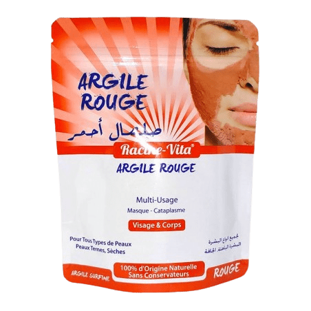 RACINE VITA ARGILE ROUGE MASQUE-CATAPLASME MULTI-USAGE 100G – Image 1