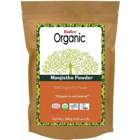 RADICO ORGANIC HAIR COLOR MAJISTHA POWDER – Image 1