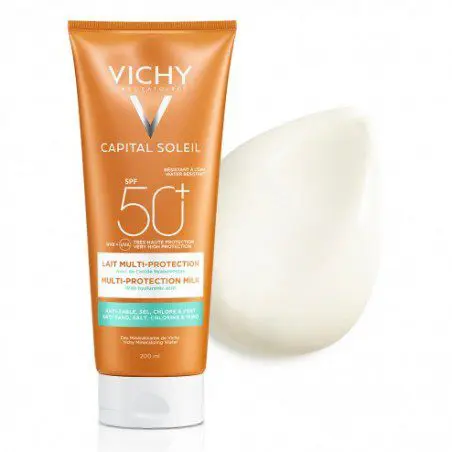 VICHY CAPITAL SOLEIL LAIT MULTI-PROTECTION SPF50+ 200ML – Image 1