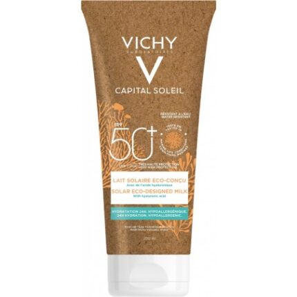 VICHY CAPITAL SOLEIL LAIT SOLAIRE VISAGE & CORPS ECO-CONÇU SPF 50+ 200ML