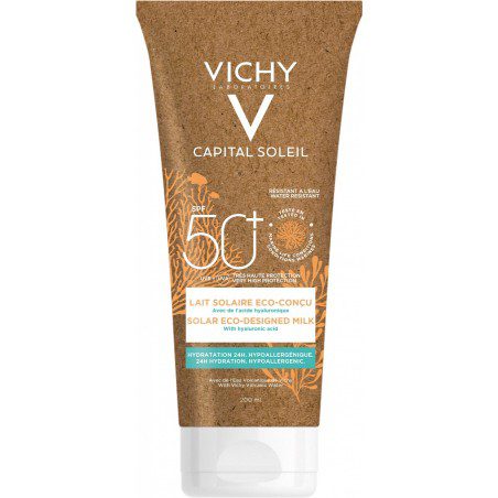 vichy-capital-soleil-lait-solaire-visage-corps-eco-concu-spf-50-200ml- VICHY CAPITAL SOLEIL LAIT SOLAIRE VISAGE & CORPS ECO-CONÇU SPF 50+ 200ML – Image 1