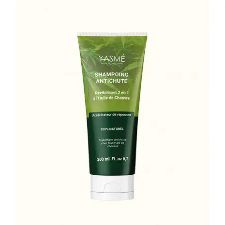 yasme-organic-shampoing-revitalisant-anti-chute-200ml (1) YASMÉ ORGANIC SHAMPOING REVITALISANT ANTI-CHUTE 200ML – Image 1
