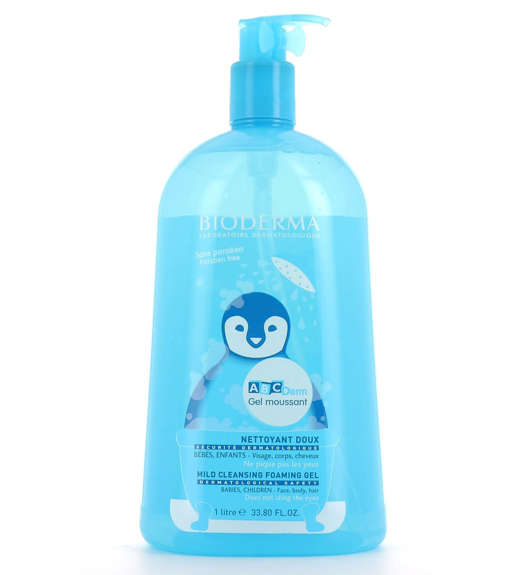 1L GEL ABCDERM GEL MOUSSANT 1L – Image 1