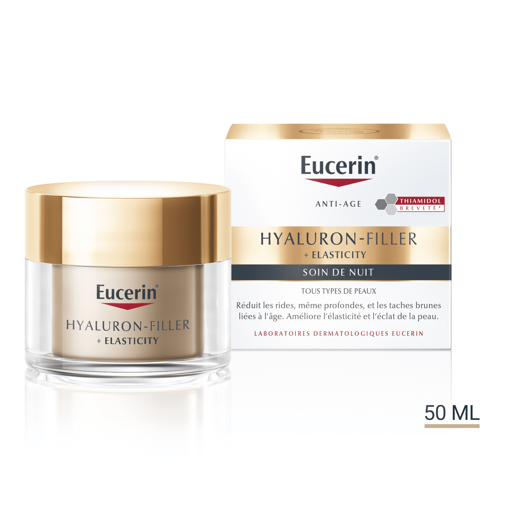 4005800313578_1 EUCERIN HYALURON-FILLER + ELASTICITY Soin de Nuit – Image 1