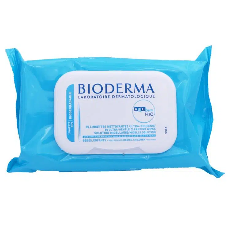 ABCDERM -H2O Lingettes nettoyantes 60 pcs – Image 1
