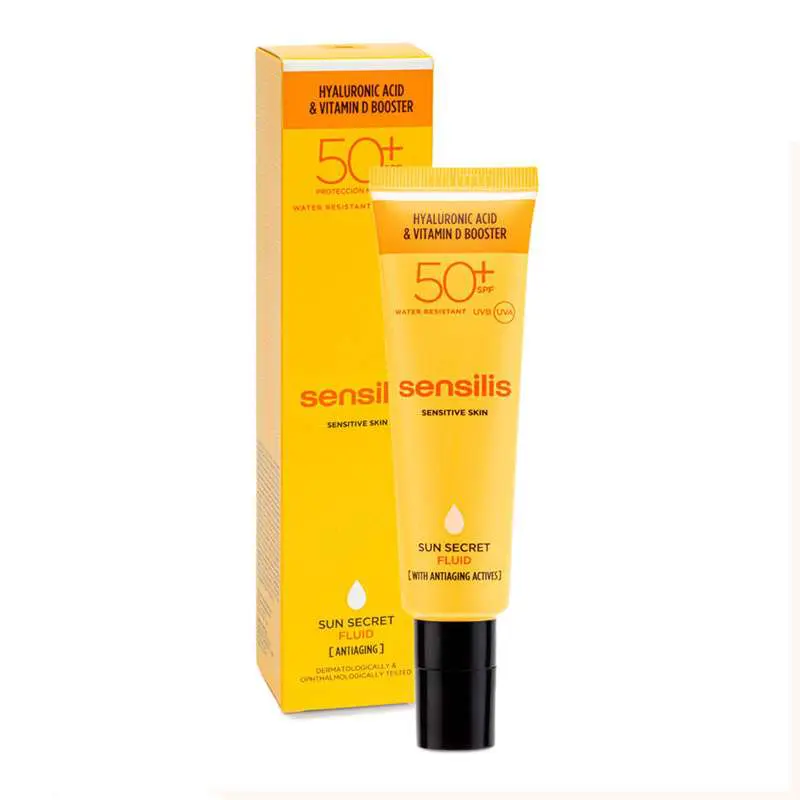 SENSILIS-SUN-SECRET-FLUID-SPF50-50ML SENSILIS SUN SECRET FLUID SPF50+ 50ML – Image 1