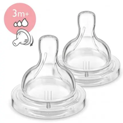 AVENT 2 TETINES 3M+ classique