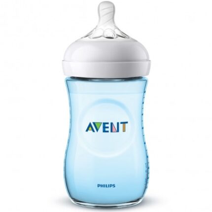 AVENT BIBERON NATURAL BLEU 260 ML