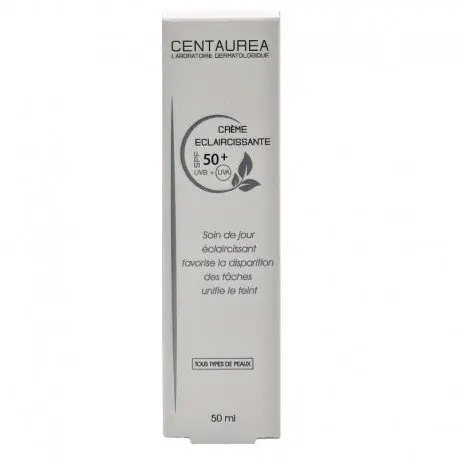 CENTAUREA CREME ECLAIRCISSANTE SPF50+ SOIN DE JOUR ECLAIRCISSANT 50ML – Image 1