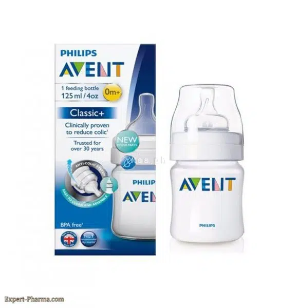 classique AVENT BIBERON CLASSIC+ PP125 ML – Image 1