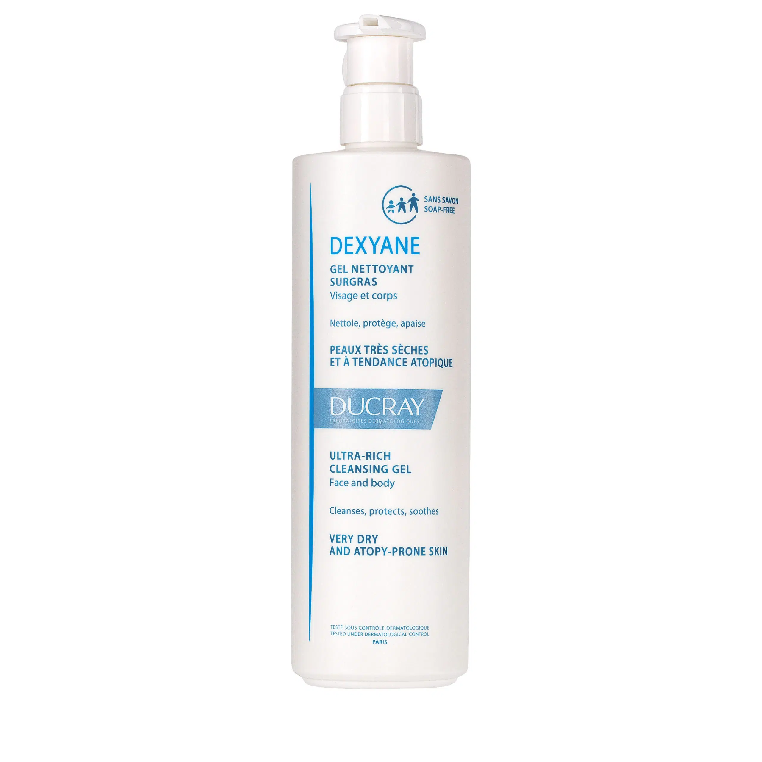 dexyane gel DUCRAY DEXYANE Gel nettoyant surgras 400ML – Image 1