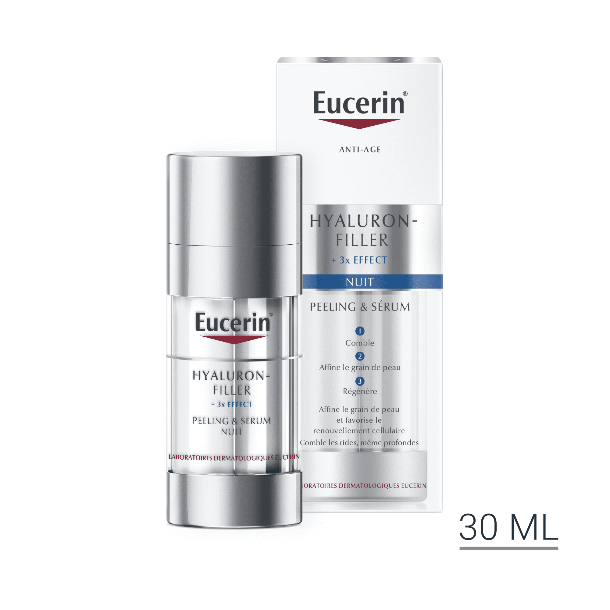 EUCERIN HYALURON PEELING & SERUM NUIT 30ML – Image 1