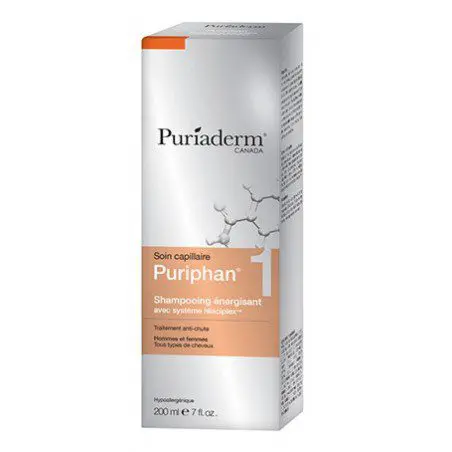 puriaderm-puriphan1-shampooing-energisant-hommes-femmes PURIADERM PURIPHAN SHAMPOOING ÉNERGISANT 200ML – Image 1