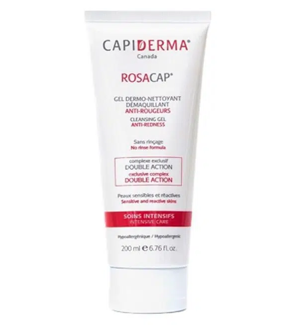 Capiderma Rosacap Gel Nettoyant Démaquillant Anti-Rougeurs 200 Ml – Image 1
