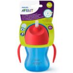 AVENT TASSE BLEU A PAILLE 200ML 9M+