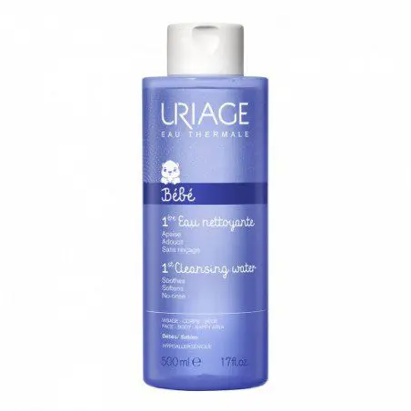 URIAGE BEBE 1ÈRE EAU NETTOYANT SANS RINÇAGE 500ML – Image 1