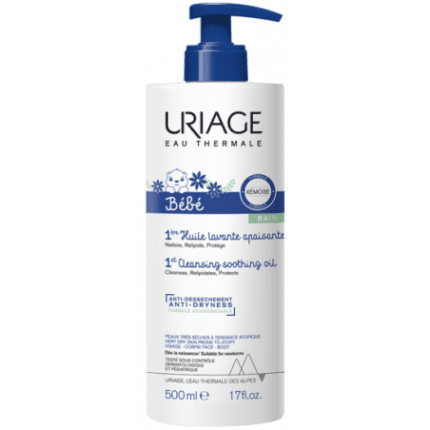 URIAGE BÉBÉ HUILE LAVANTE APAISANTE 500ML