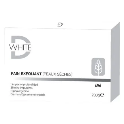 D-WHITE Pain Exfoliant Peaux Sèches Blé 200G (DWHITE)